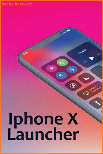 Iphone X Launcher, Control Center screenshot