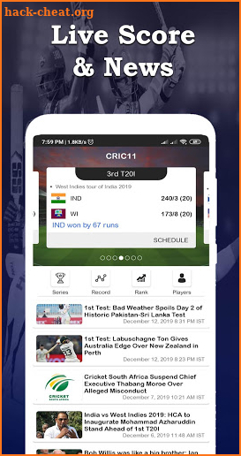 IPL 2021 - Live Cricket Score & Play IPL Quiz screenshot