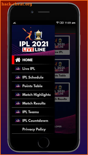 IPL 2021 Live Line screenshot