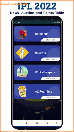 IPL 2022 Live Schedule, Squad screenshot