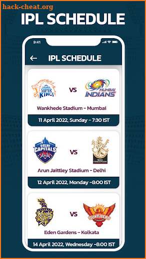 IPL 2022:Live Score screenshot