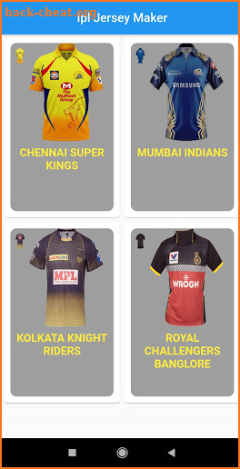 Ipl Jersey Maker screenshot