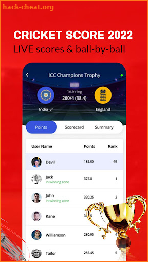 IPL Live 2022 HD TV Score screenshot