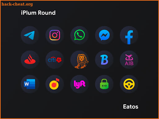 iPlum - Round Icon Pack screenshot