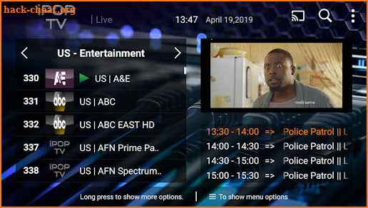 iPOPTV Player screenshot