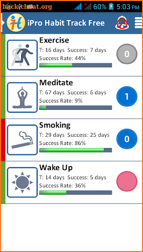 iPro Habit Tracker Free screenshot