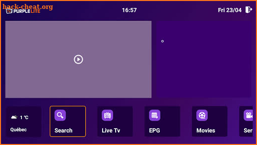 IPTV Purple Player Lite screenshot