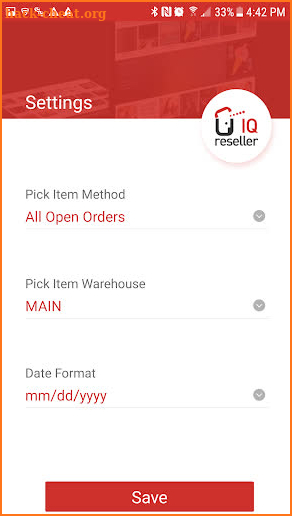 IQ reseller Warehouse II screenshot