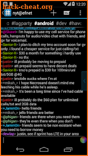 IRC for Android ™ screenshot