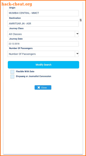 IRCTC Next Generation eTicketing System screenshot