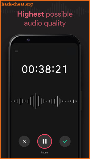 iRecorder - High-quality voice recorder screenshot