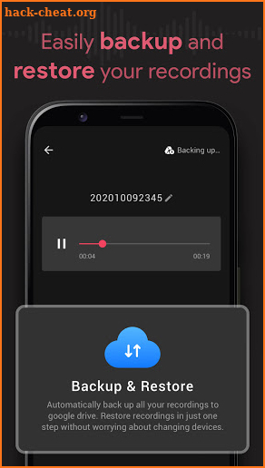 iRecorder - High-quality voice recorder screenshot