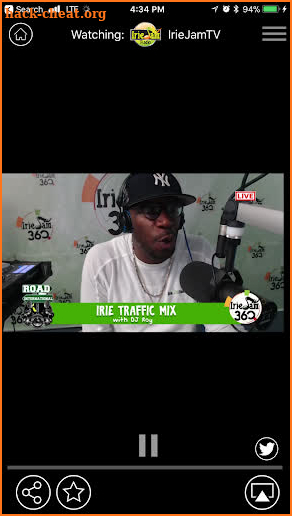 IrieJam Radio screenshot