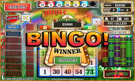 Irish Treasure Lucky Money Rainbow Bingo PAID screenshot