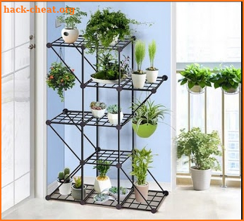 iron flower pot shelf screenshot