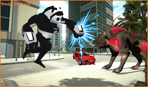 Iron Panda Fighting: Robot kung fu Beasts screenshot