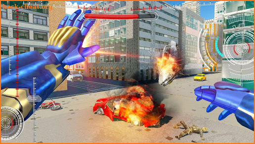 Iron Robot Superhero Rescue screenshot