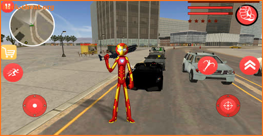 Iron Stickman Rope Hero City Gangstar Mafia screenshot