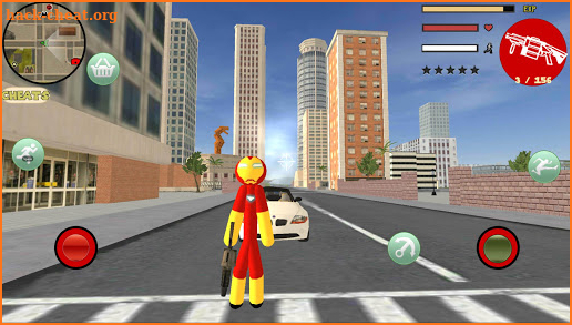 Iron Stickman Rope Hero Gangstar Crime screenshot