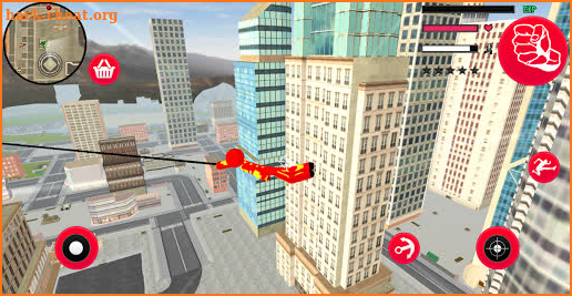 Iron Stickman Rope Hero War Gangstar OffRoad screenshot