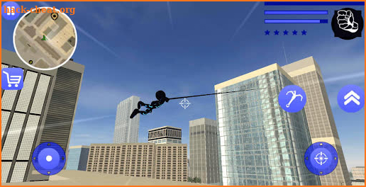 Iron Stickman Venom Rope Hero Gangstar Crime screenshot