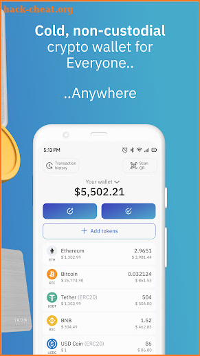 IronWallet: Cold Crypto Wallet screenshot