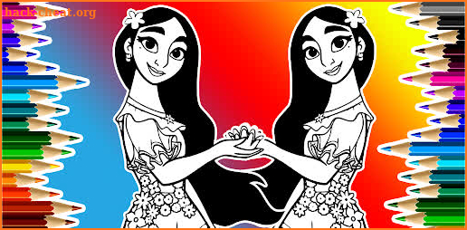 Isabela Encanto Coloring Book screenshot