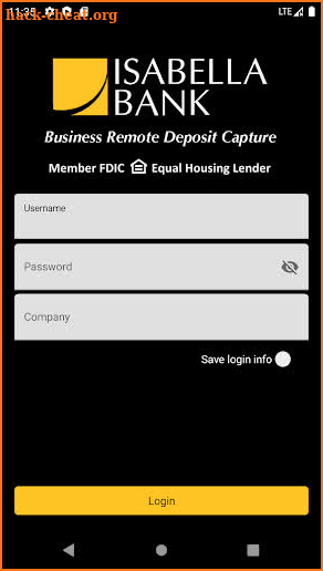 Isabella Bank Business RDC screenshot