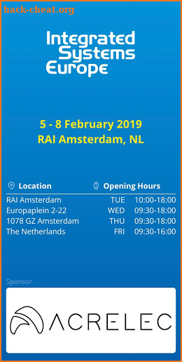 ISE 2019 screenshot