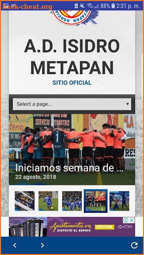 Isidro Metapán screenshot