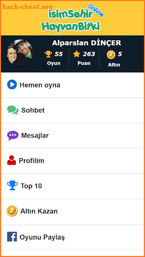 İsim Şehir Hayvan Online - Kelime Oyunu screenshot