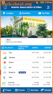 Islamic Association of Allen screenshot