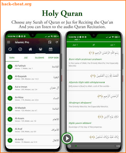 Islamic Pro - Holy Quran, Prayer Timings, Tasbeeh screenshot