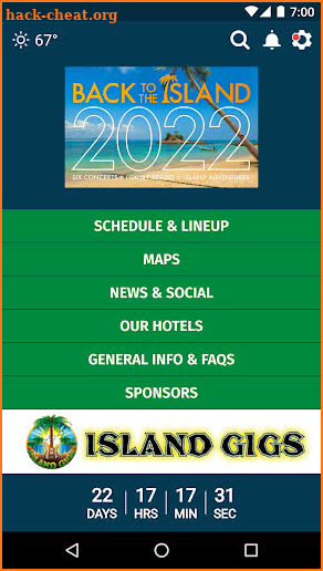 Island Gigs screenshot