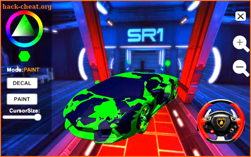 Italian Car 3D Lambo Spray Coloring Book screenshot