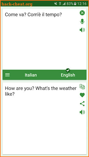 Italian English Translator screenshot