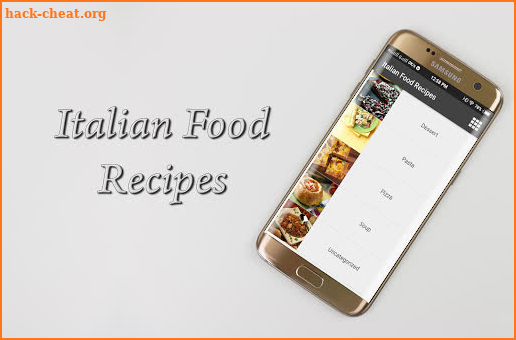 Italian Food Recipes screenshot