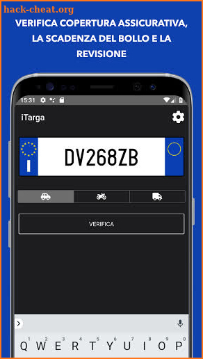 iTarga Pro - Verify Italian license plate screenshot