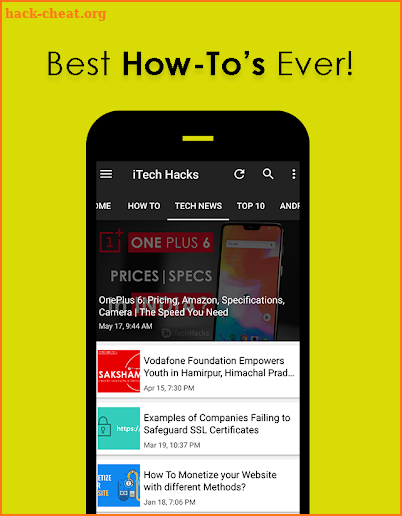 iTech Hacks - Tricks & Hacks screenshot