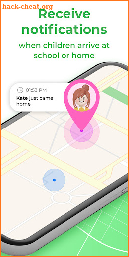 ITRACK: family locator screenshot