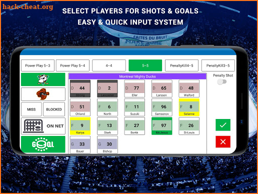 iTrackHockey - Track Hockey Stats screenshot