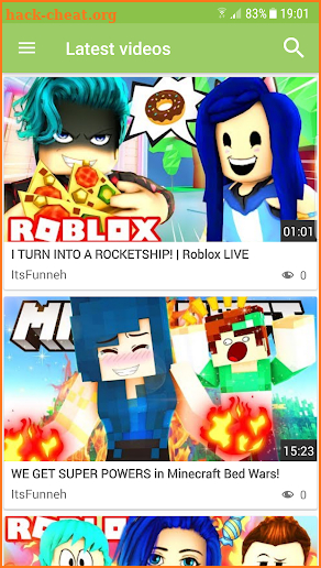 ItsFunneh Roblox video screenshot