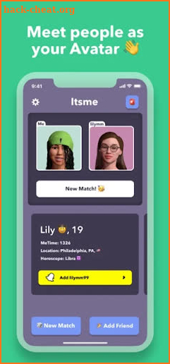 Itsme - Meet Friends Avatar Tips screenshot