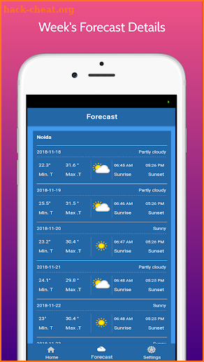 iweather screenshot