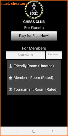 IXC Chess Club screenshot