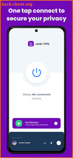 Jade VPN. Speed Test screenshot