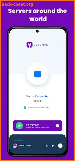 Jade VPN. Speed Test screenshot