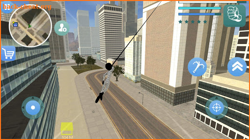 Jailbreak Stickman Rope Hero Crime screenshot