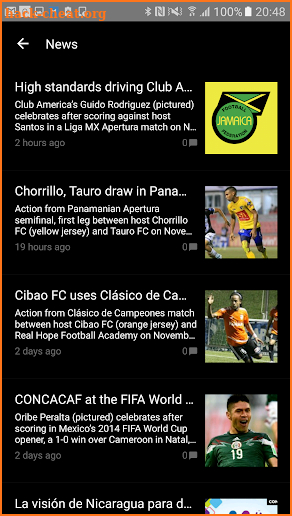 Jamaican Football Federation screenshot