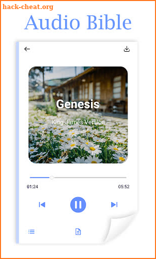 James Bible – daily offline audio Holy Bible screenshot